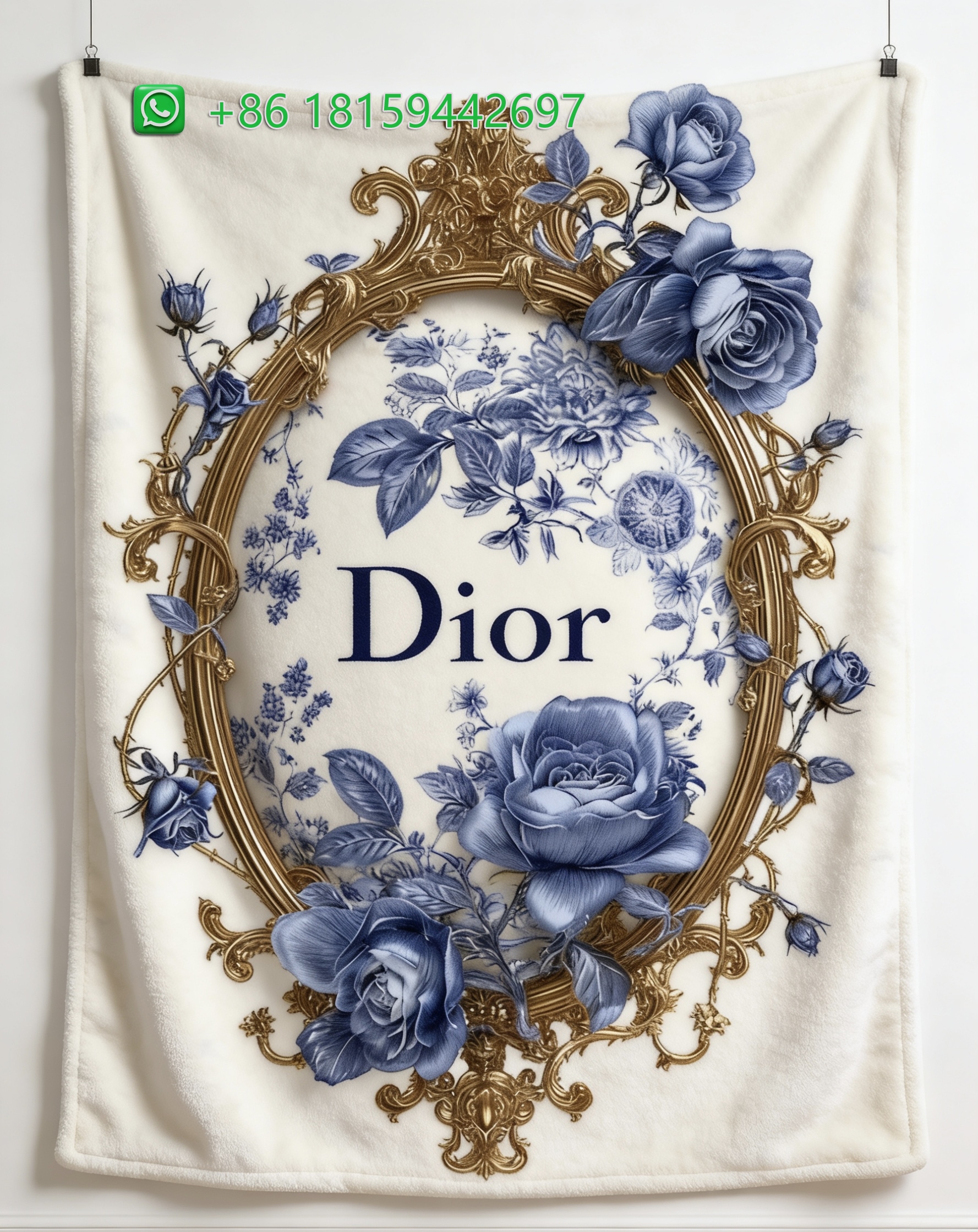 Dior Throw Blankets